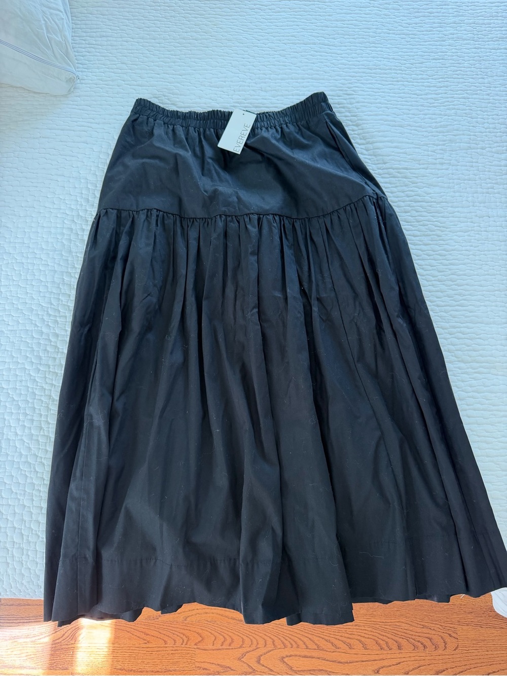 Sanctuary Black Tiered Maxi Skirt
